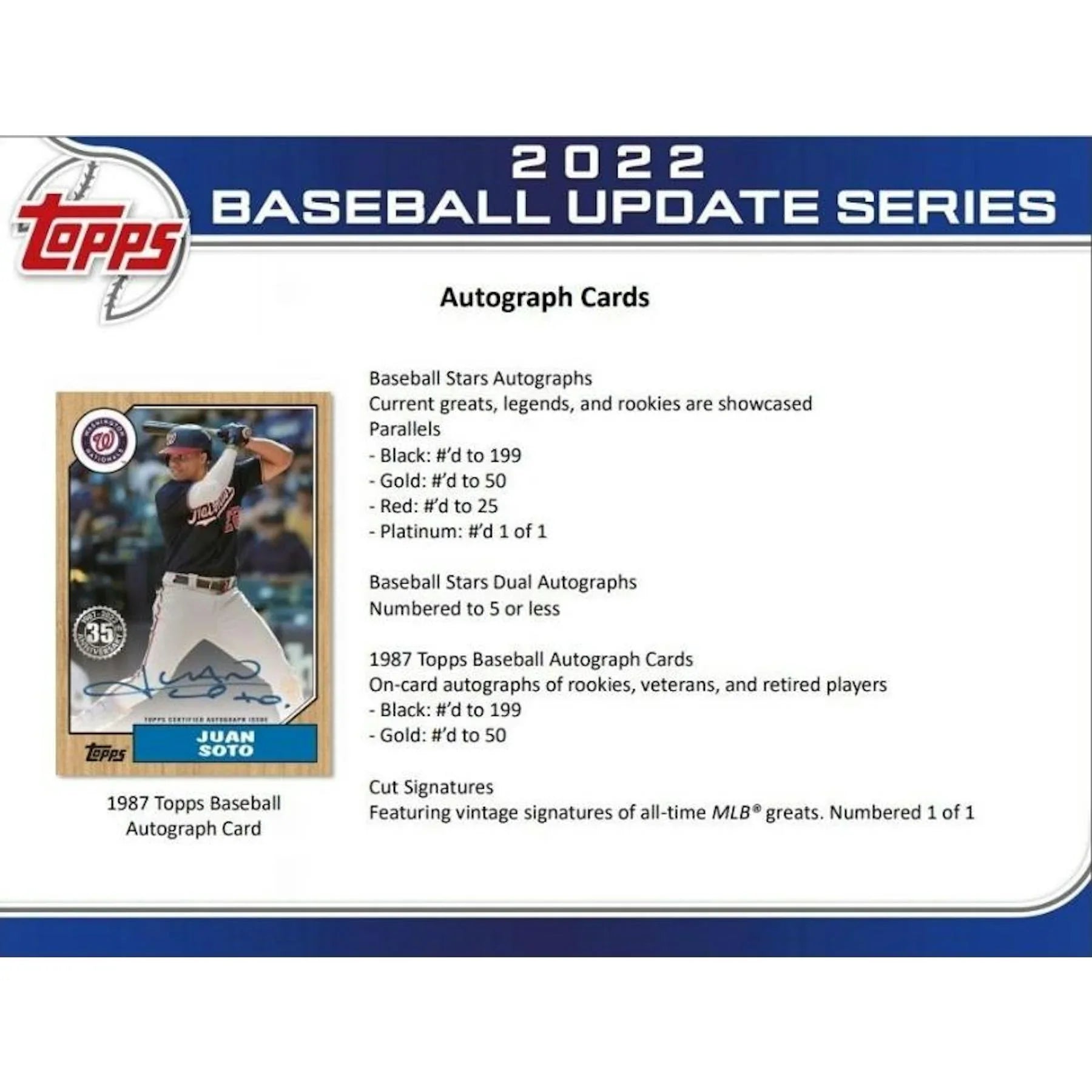 2022 Topps Update Series Baseball Blaster Box (Ships Sealed Only) - D