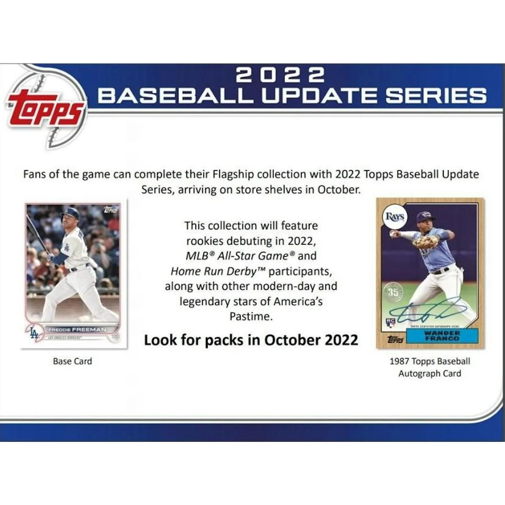 2022 Topps Update Series Baseball Blaster Box (Ships Sealed Only) - D