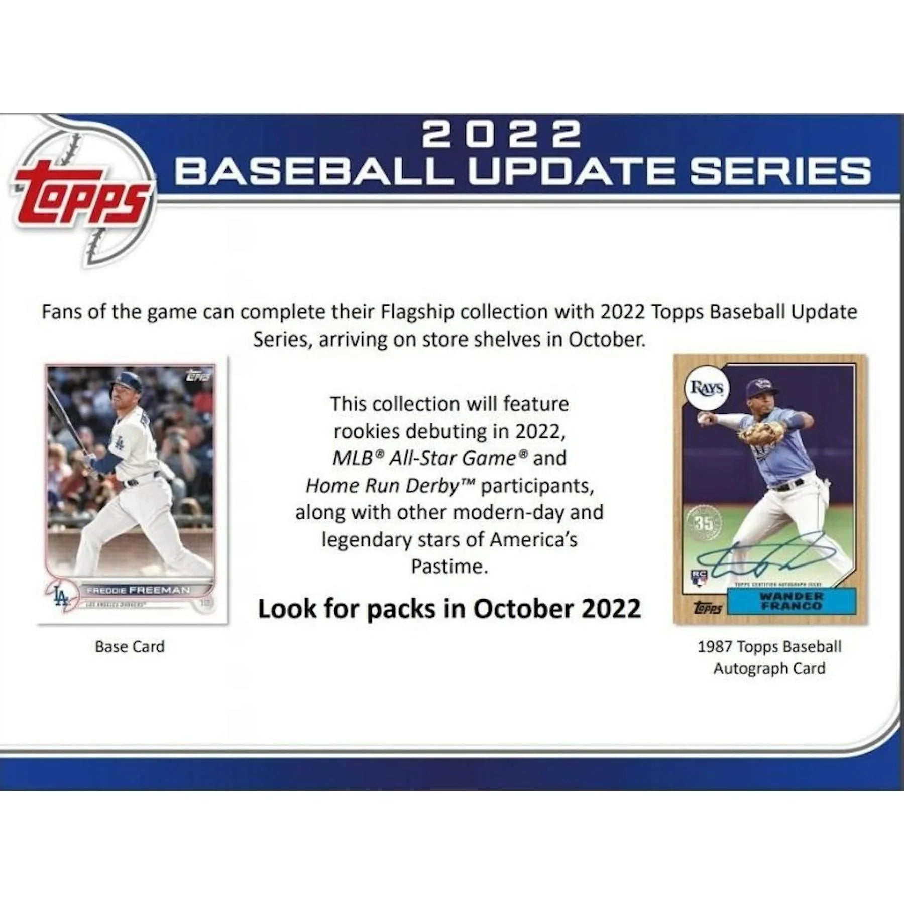 2022 Topps Update Series Baseball Blaster Box (Ships Sealed Only) - D