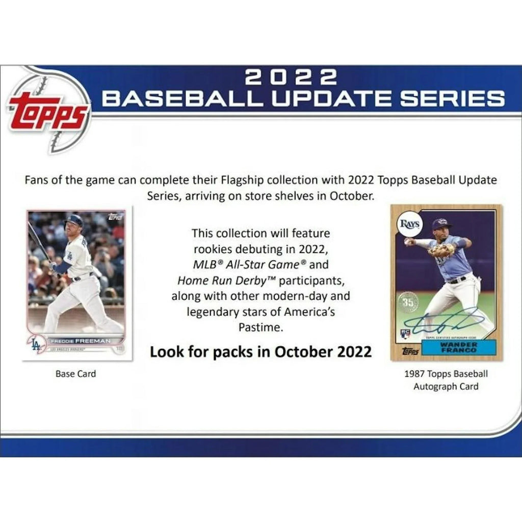 2022 Topps Update Series Baseball Blaster Box (Ships Sealed Only) - D