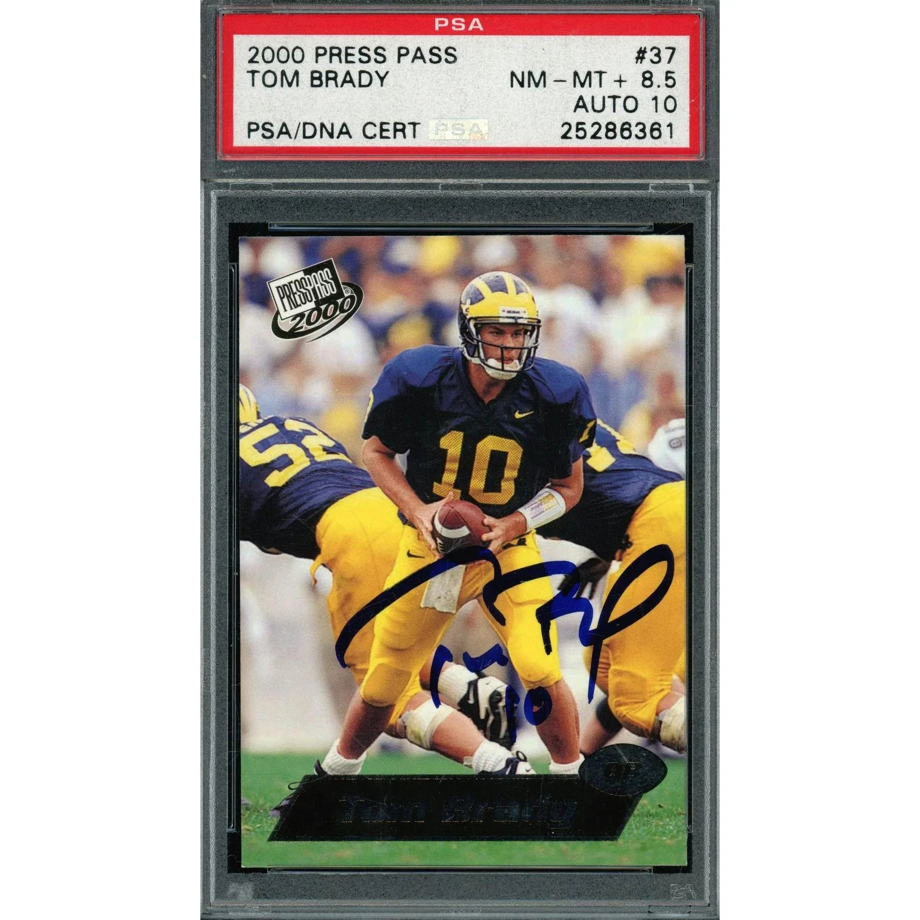 2026 Hit Parade Autographed Slabbed Football Card Rookie Edition Series 2 Hobby Box (Ships Sealed Only)