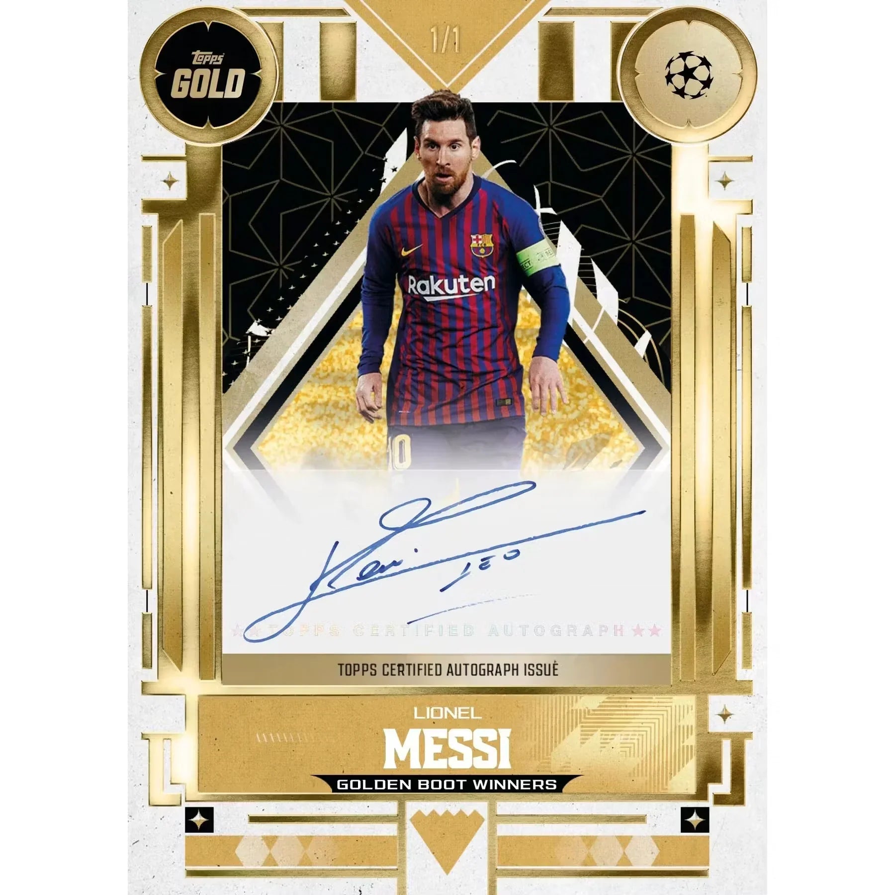 2025-26 Topps Gold UEFA Club Competitions Soccer Hobby Box (Ships Sealed Only)