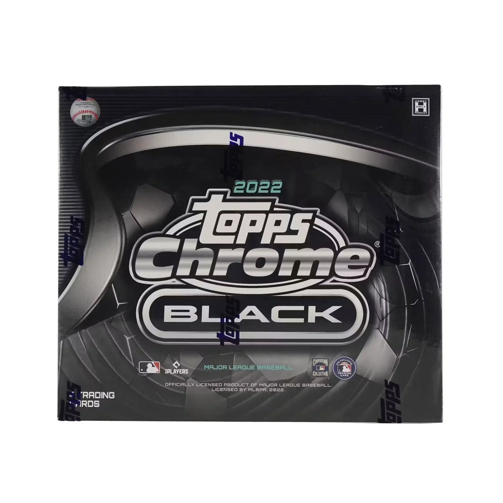 2022 Topps Chrome Black Baseball Hobby Box | Refractor & Autograph (Ships Sealed Only)