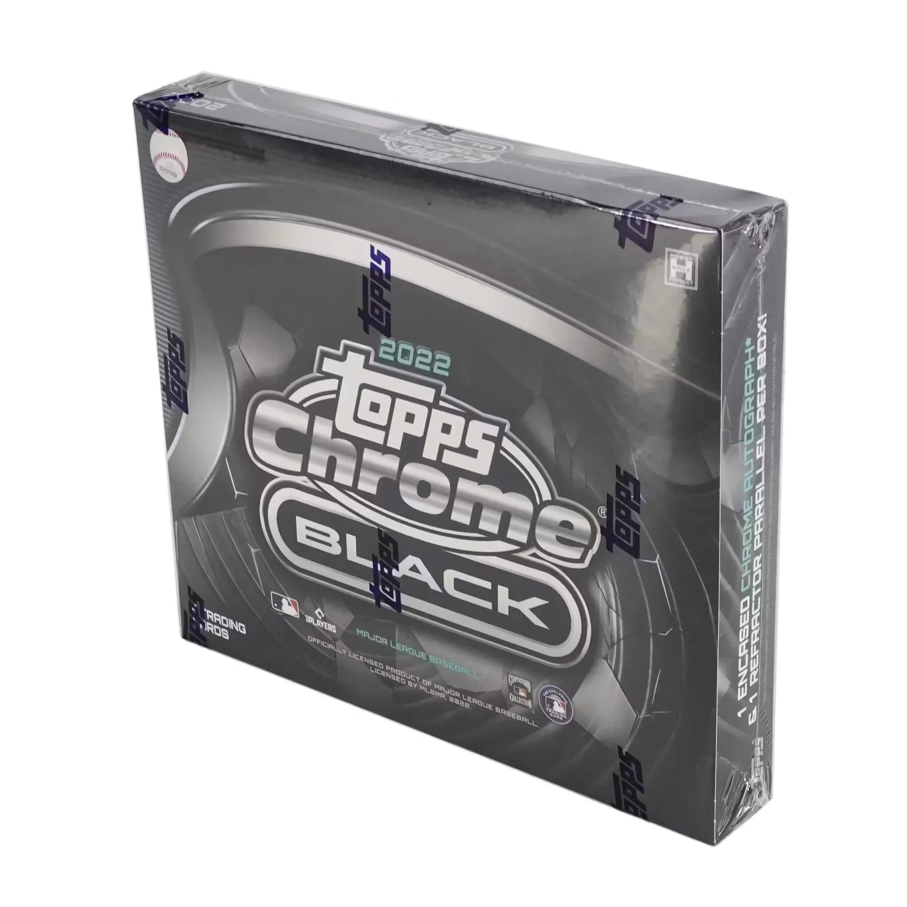 2022 Topps Chrome Black Baseball Hobby Box | Refractor & Autograph (Ships Sealed Only)