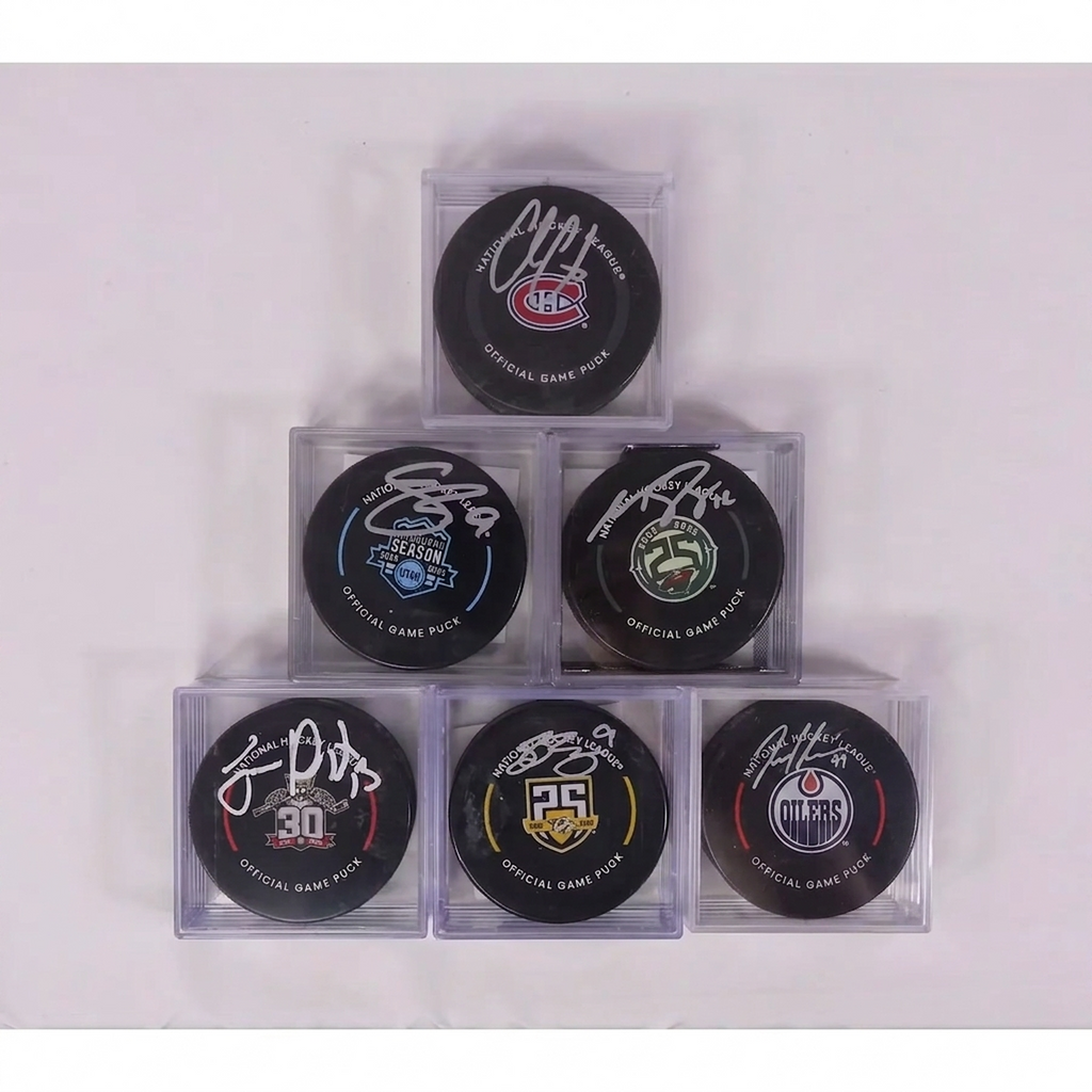 2025-26 Hit Parade Autographed Legendary Hockey Puck Series 9 Hobby 10-Box Case - Game Puck Edition