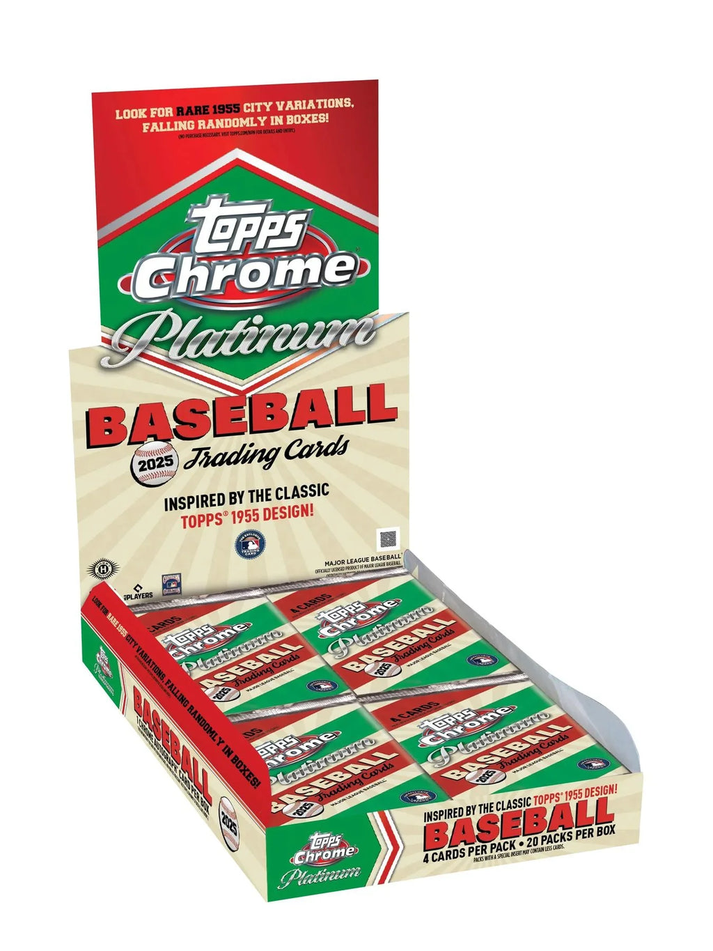 Topps'25 Chrome Platinum 55 Baseball Hobby 12 Box Case Presell Releases Jun 5th 2026 (Ships Sealed Only) - D1