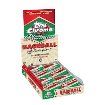 Topps'25 Chrome Platinum 55 Baseball Hobby 12 Box Case Presell Releases Jun 5th 2026 (Ships Sealed Only) - D1