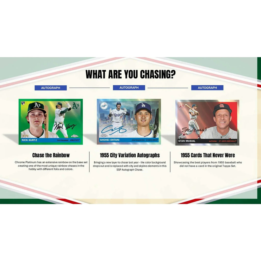 2025 Topps Chrome Platinum 55 Baseball Blaster Box Presell (Ships Sealed Only)