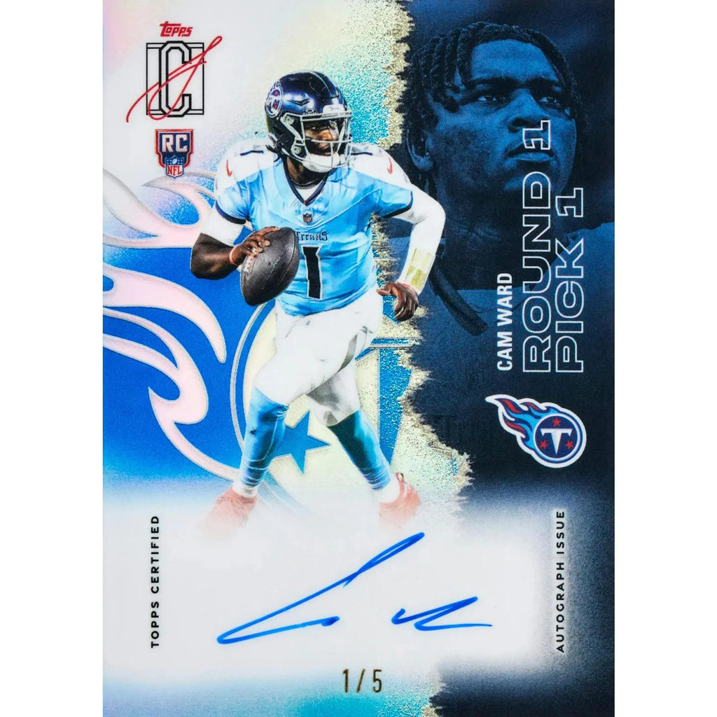 Topps Signature 2025 Class Football Hobby Jumbo 6 Box Case Presell Releases Jun 5th 2026 (Ships Sealed Only) - D2