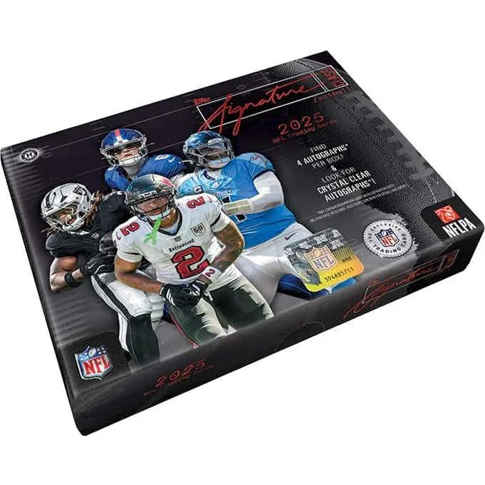 Topps Signature 2025 Class Football Hobby Jumbo 6 Box Case Presell Releases Jun 5th 2026 (Ships Sealed Only) - D2