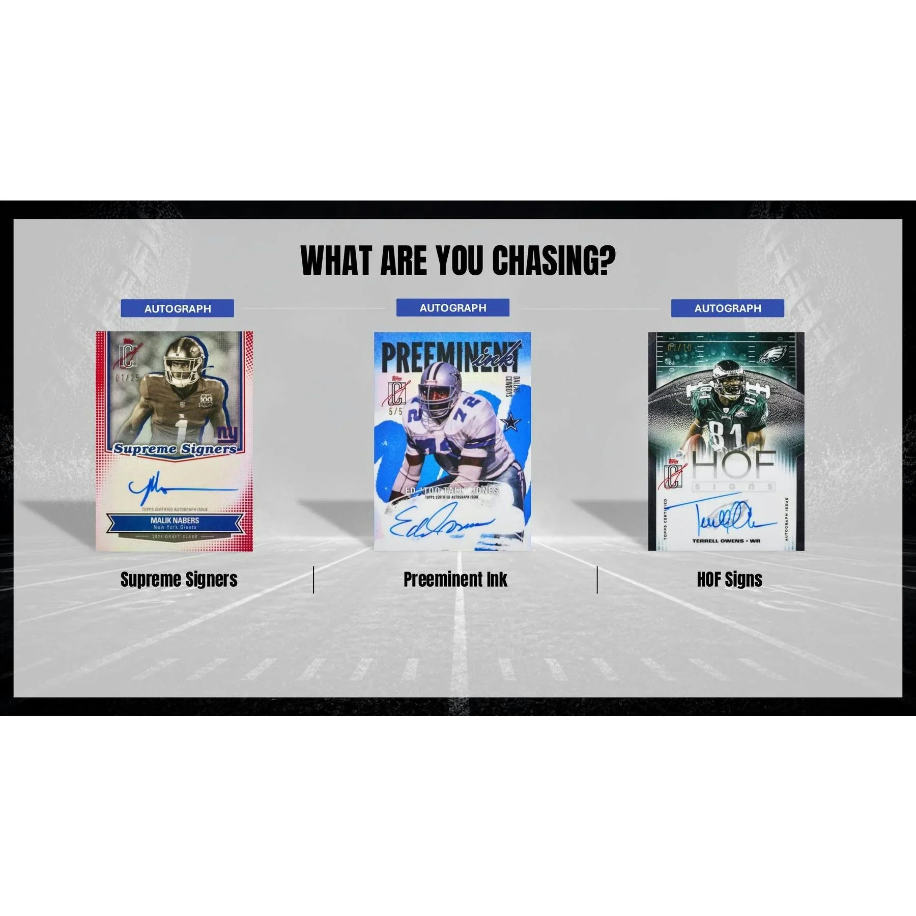 Topps Signature 2025 Class Football Hobby Jumbo 6 Box Case Presell Releases Jun 5th 2026 (Ships Sealed Only) - D2
