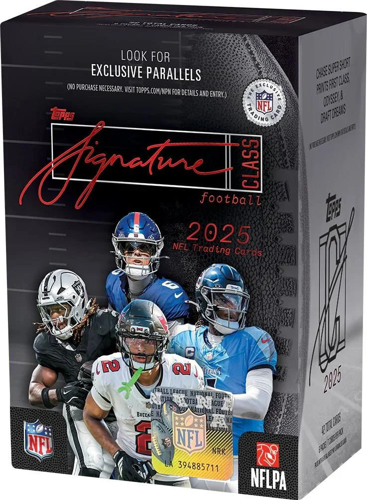 2025 Topps Signature Class Football Blaster Box Presell (Ships Sealed Only) - D