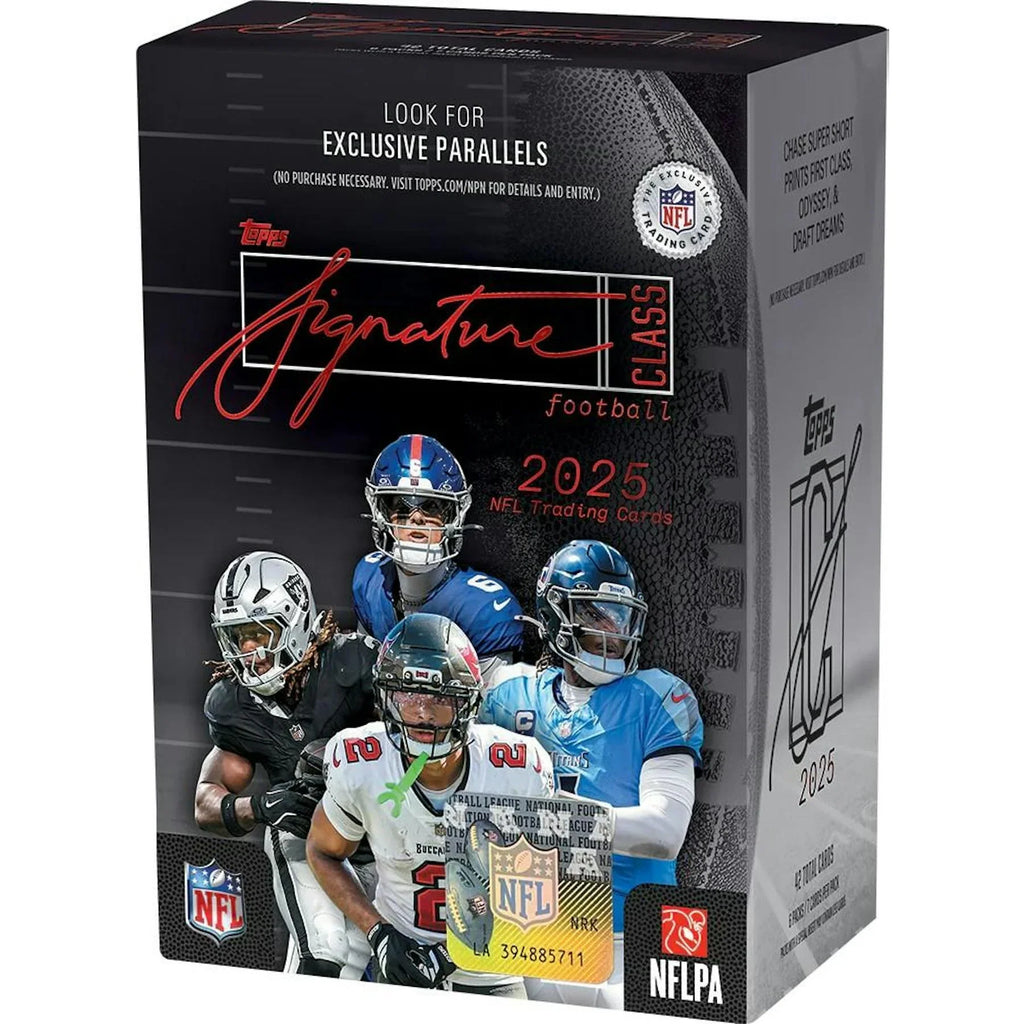 2025 Topps Signature Class Football Blaster 40-Box Case (Ships Sealed Only) - D