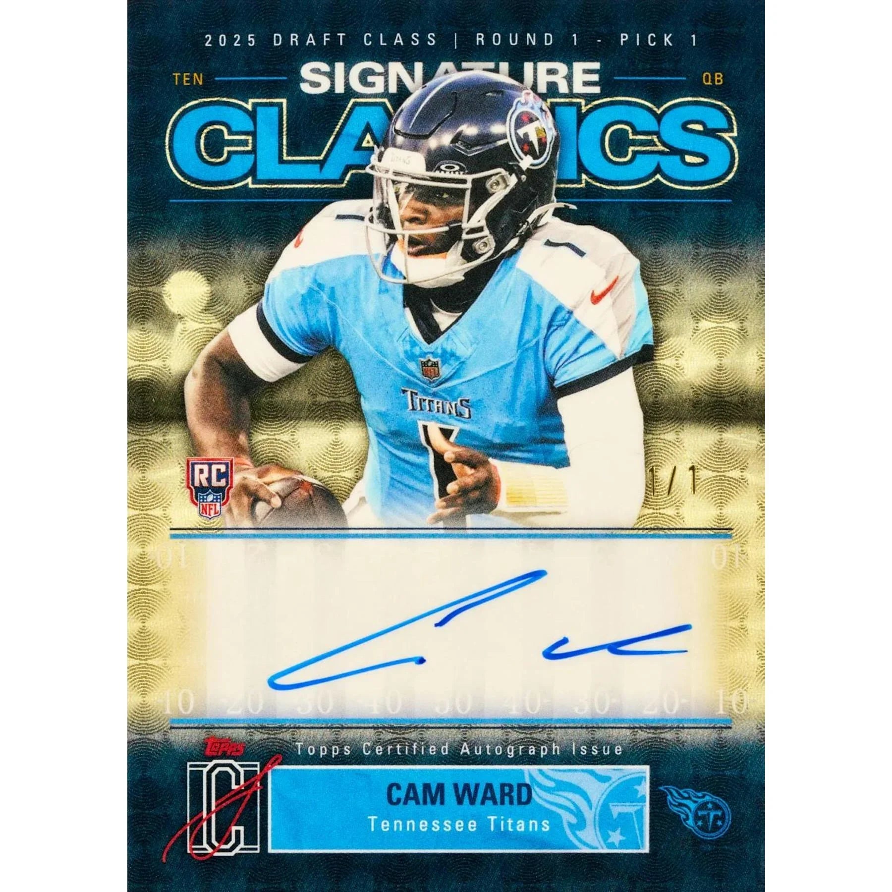 2025 Topps Signature Class Football Blaster 40-Box Case (Ships Sealed Only) - D
