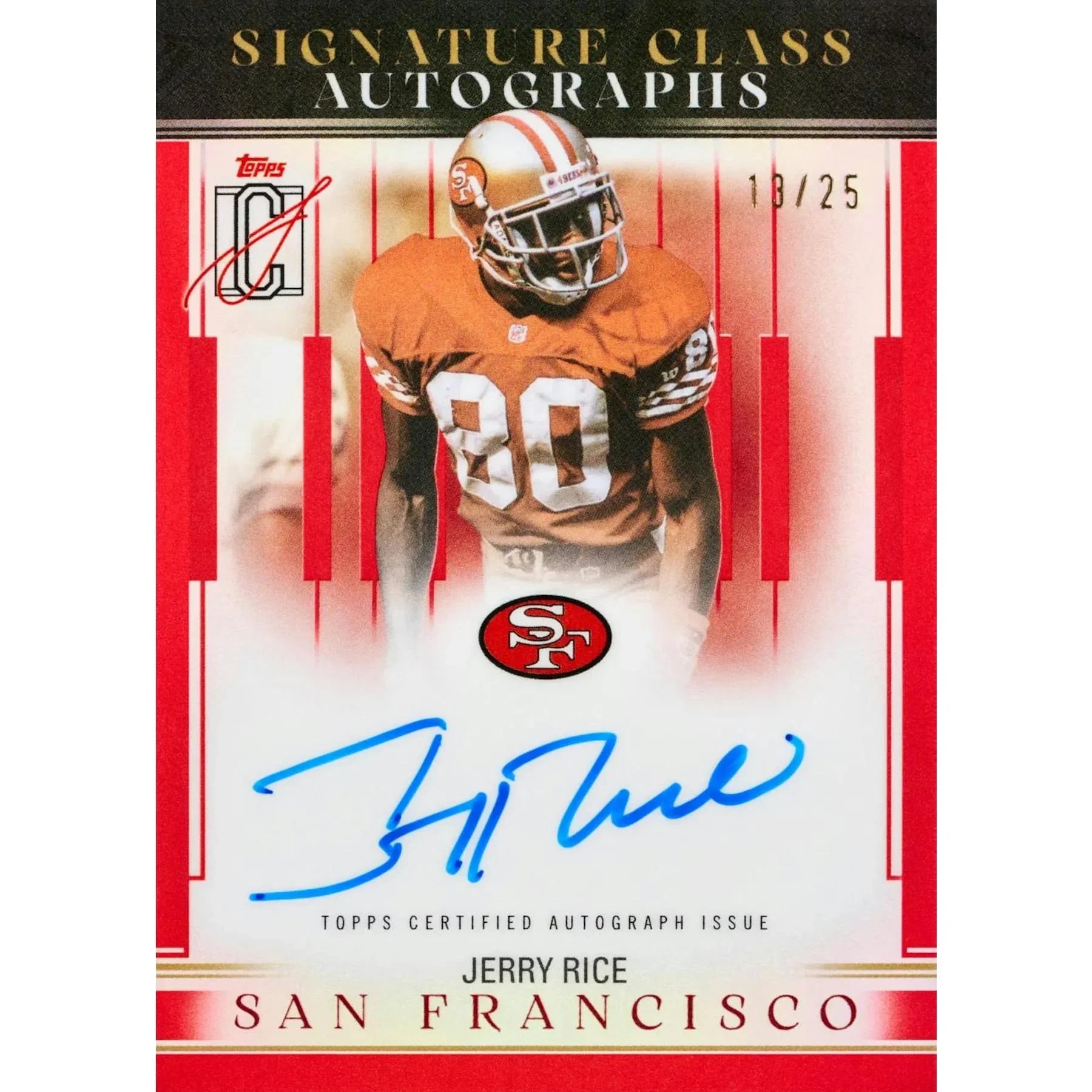 2025 Topps Signature Class Football Blaster 40-Box Case (Ships Sealed Only) - D