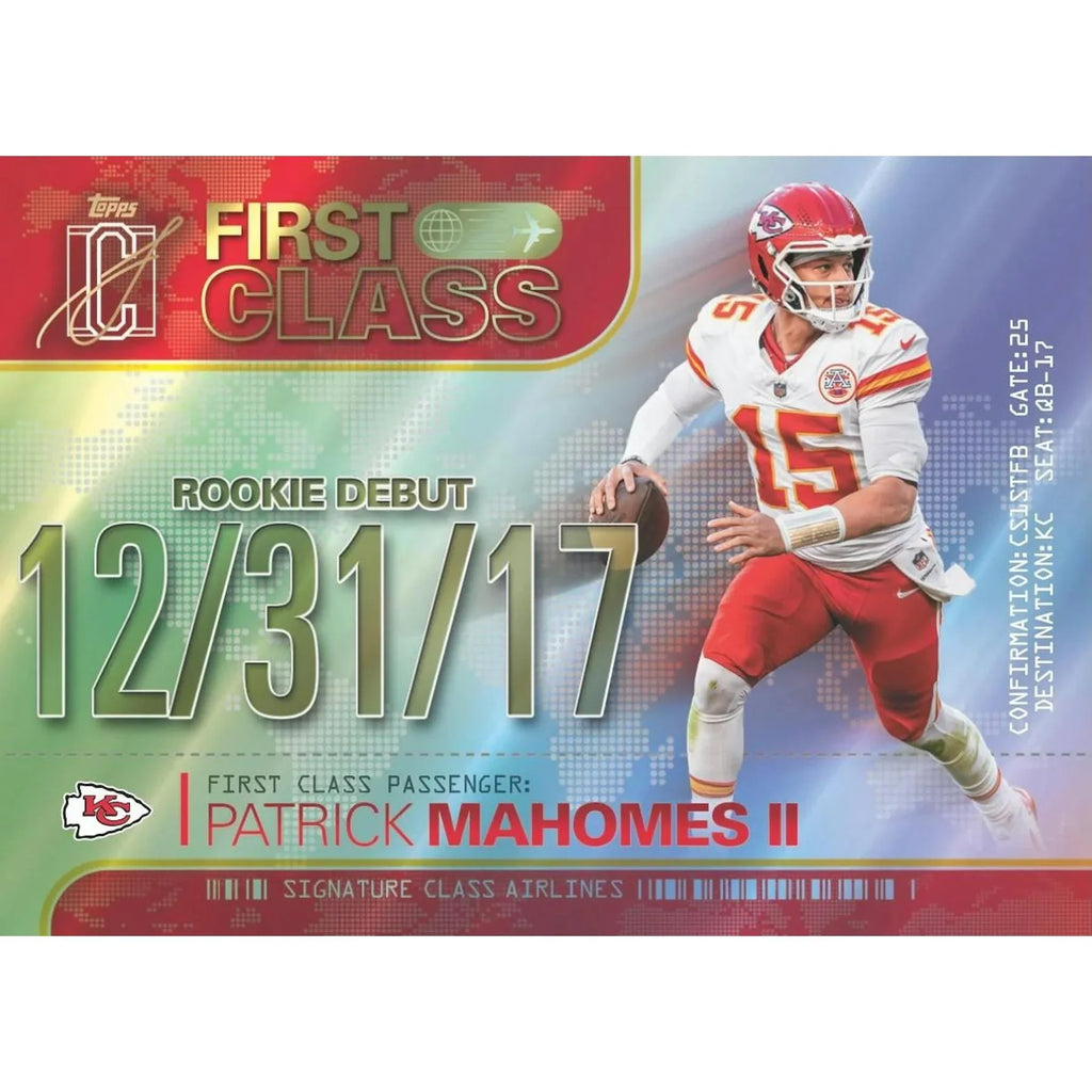 2025 Topps Signature Class Football Blaster 40-Box Case (Ships Sealed Only) - D