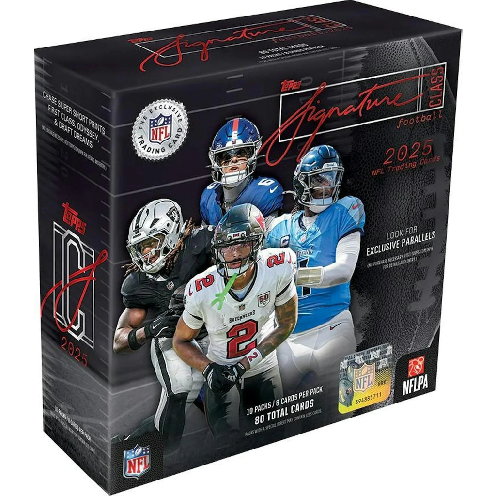 2025 Topps Signature Class Football Mega Box Presell Releases Jun 5th 2026 (Ships Sealed Only)