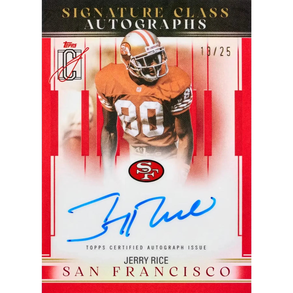 2025 Topps Signature Class Football Mega 20 Box Case Presell (Ships Sealed Only) - D