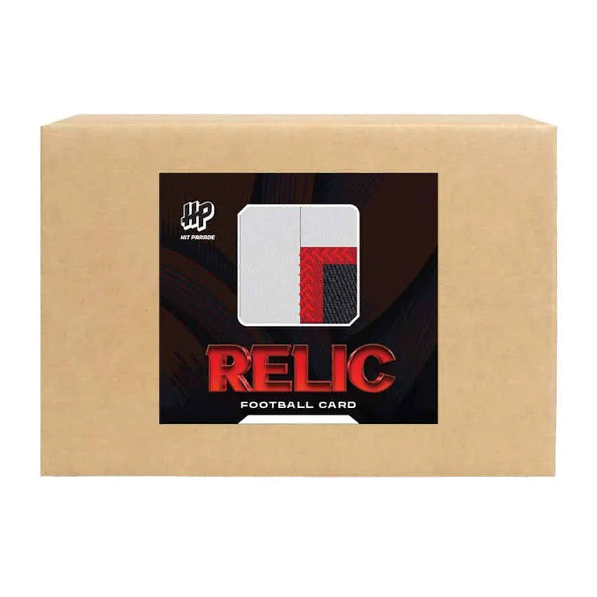 2026 Hit Parade Football Relic Edition Series 2 10 Box Hobby Case (Ships Sealed Only)