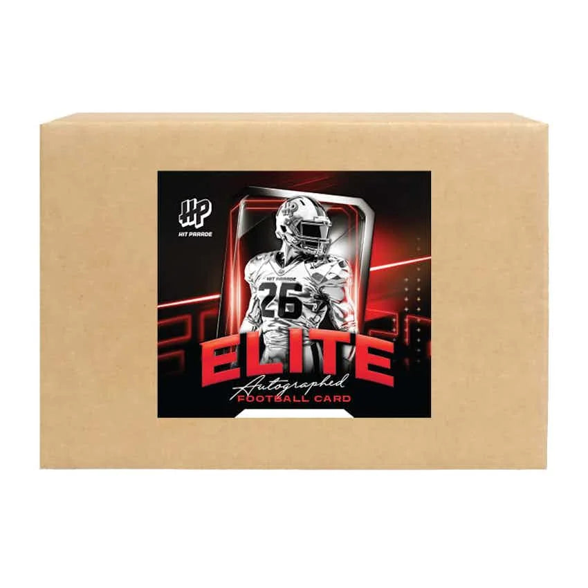 2026 Hit Parade Football Autographed Card Elite Series 1 10 Box Case (Ships Sealed Only)