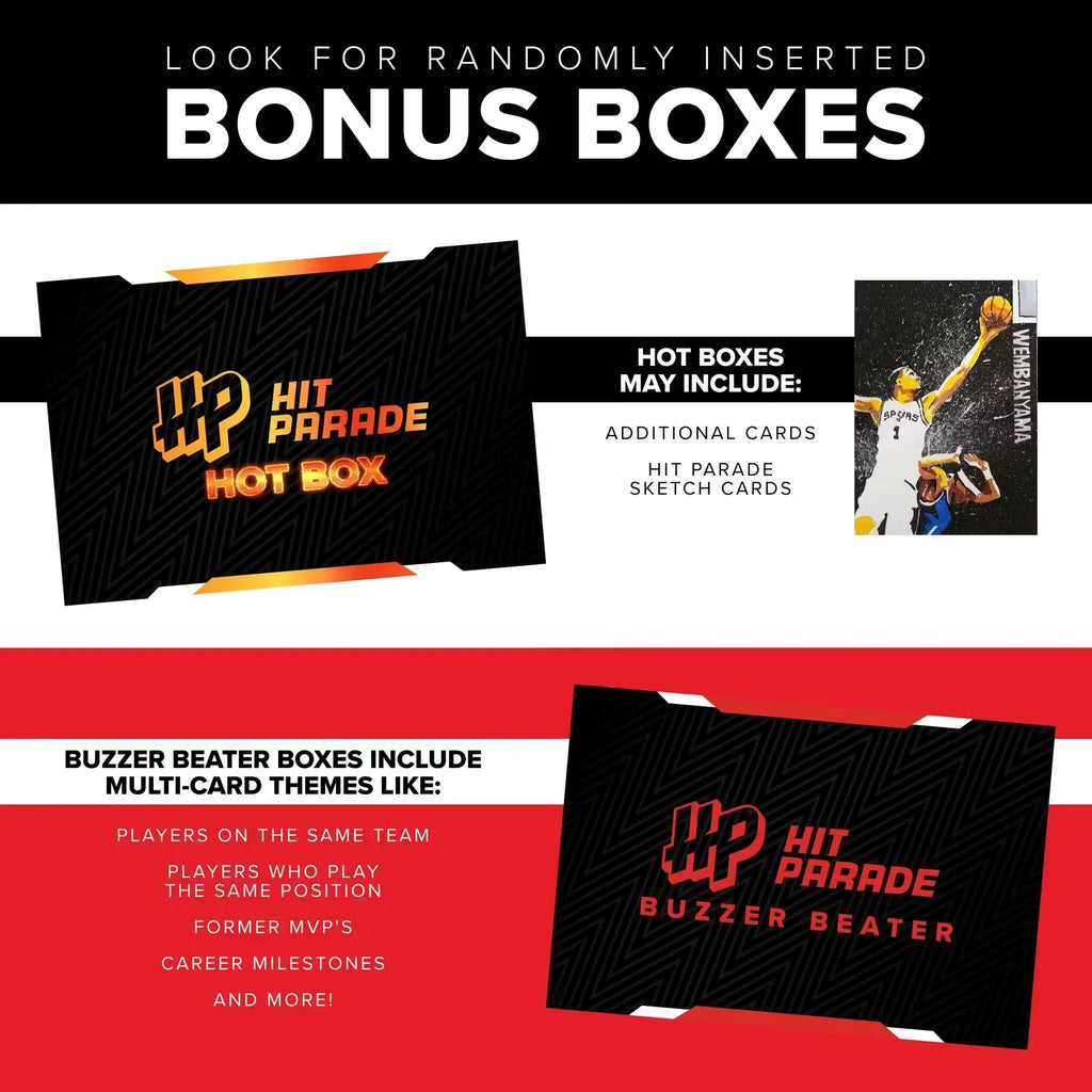 2025 26 Hit Parade Basketball Autographed Card Limited Series 10 Hobby Box (Ships Sealed Only)