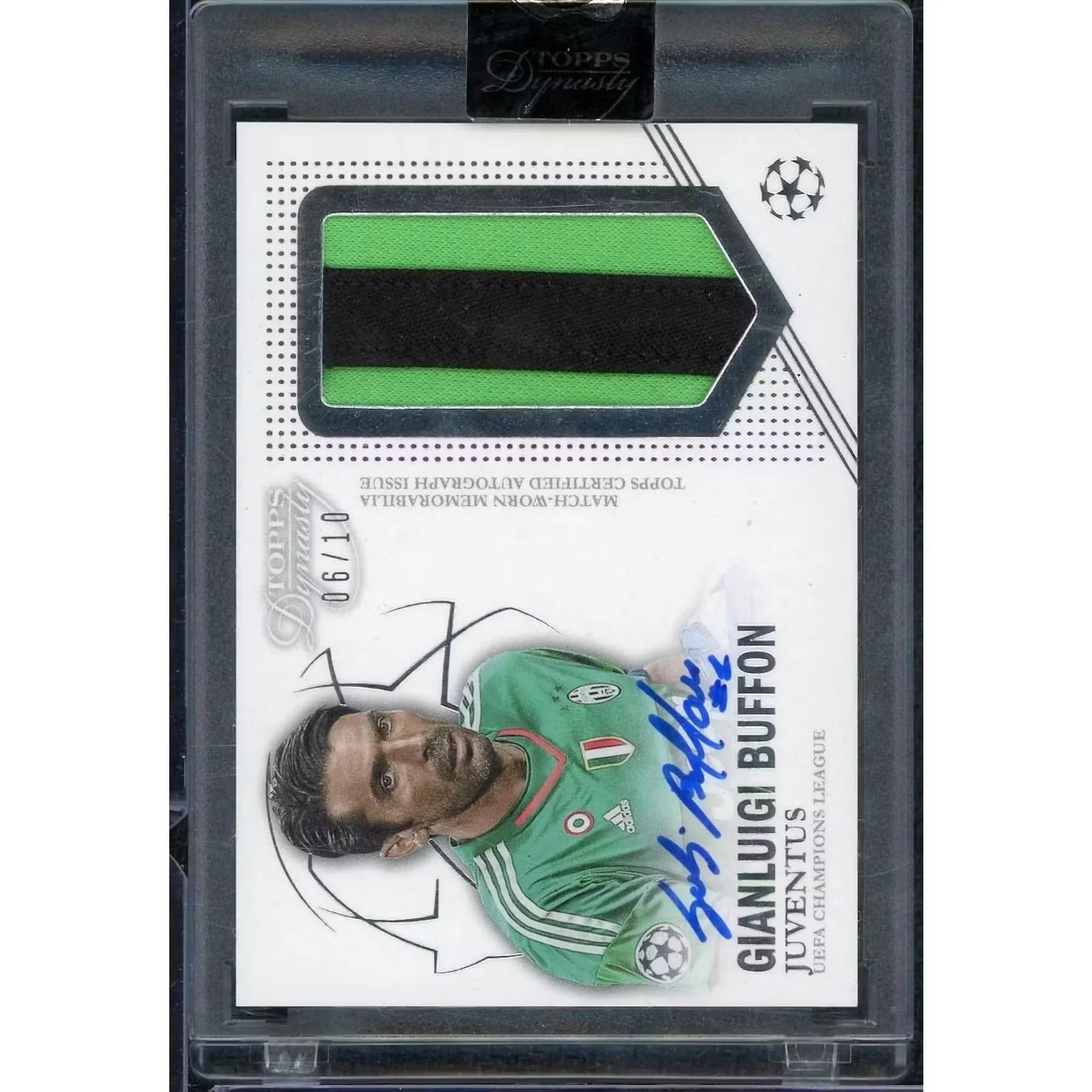 Gianluigi Buffon Signed Patch Card | 2022-23 Topps Dynasty/10