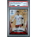 Robert Lewandowski Signed 2024 Topps Chrome UEFA Euro Card | PSA 10