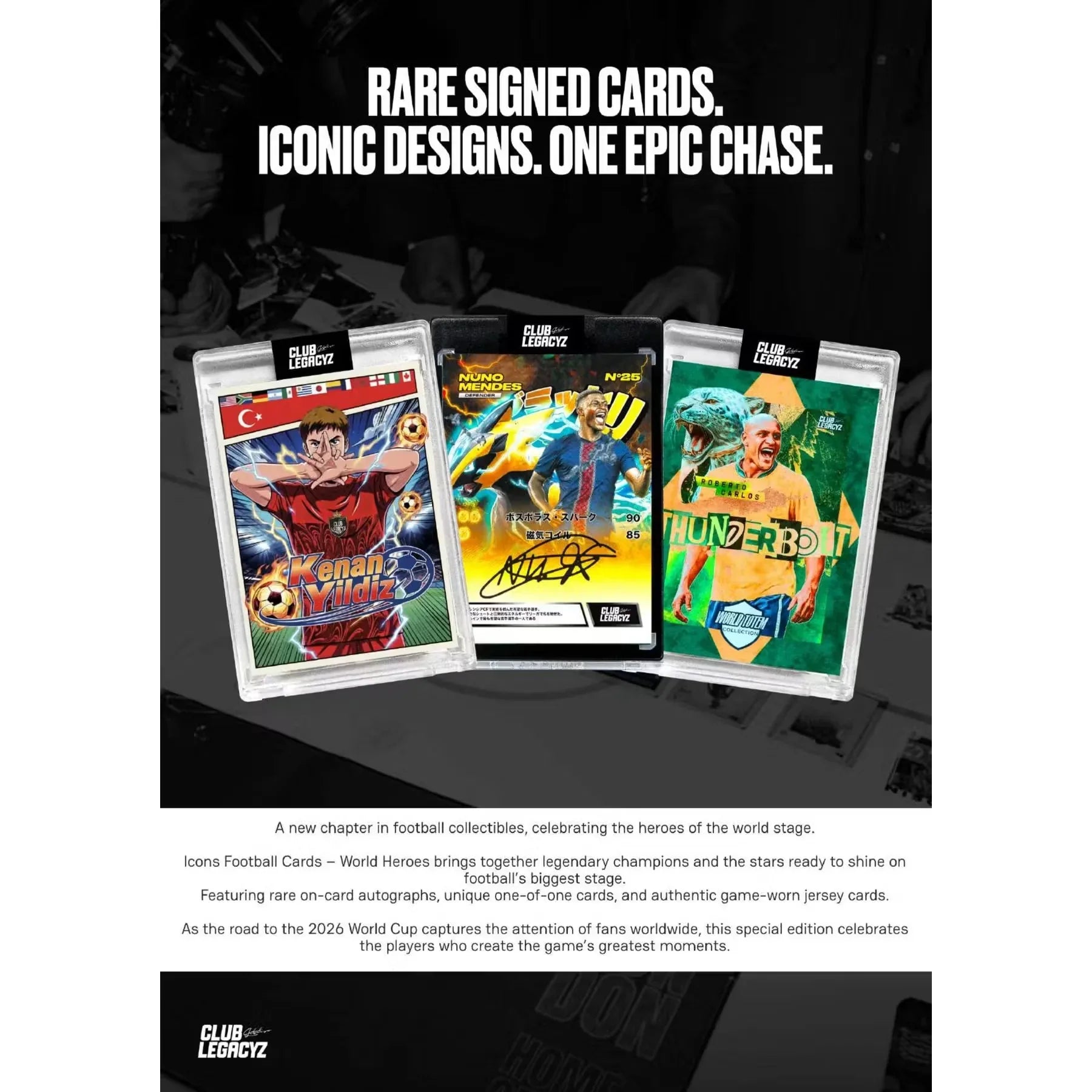2026 Club Legacyz Icons World Heroes Fourth Edition Hobby Box | Presell (Ships Sealed Only)