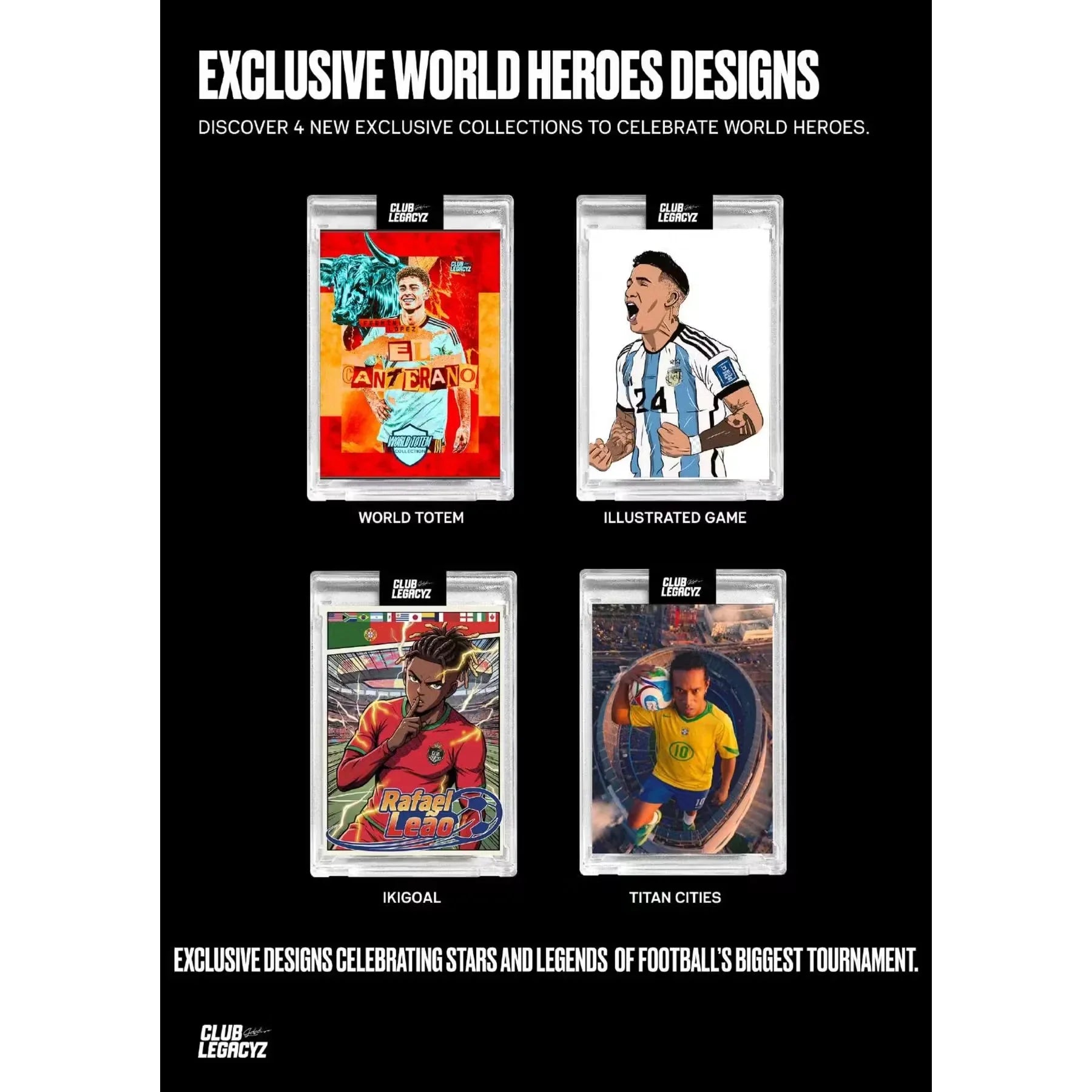 2026 Club Legacyz Icons World Heroes Fourth Edition Hobby Box | Presell (Ships Sealed Only)
