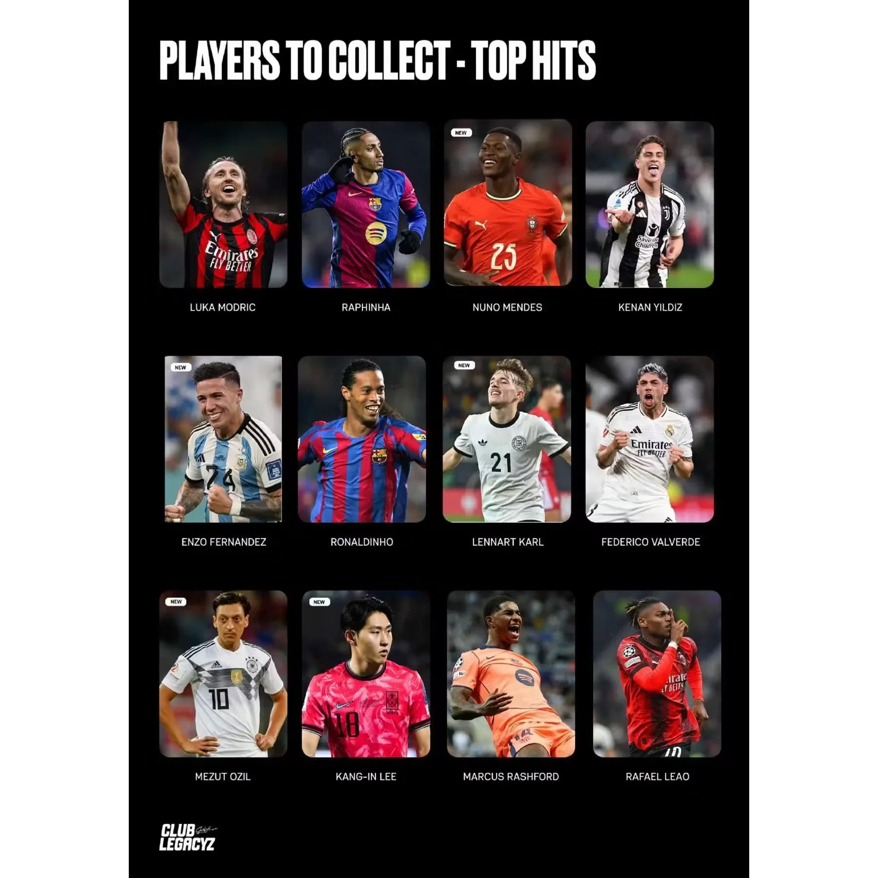 2026 Club Legacyz Icons World Heroes Fourth Edition Hobby 10-Box Case | Presell (Ships Sealed Only)