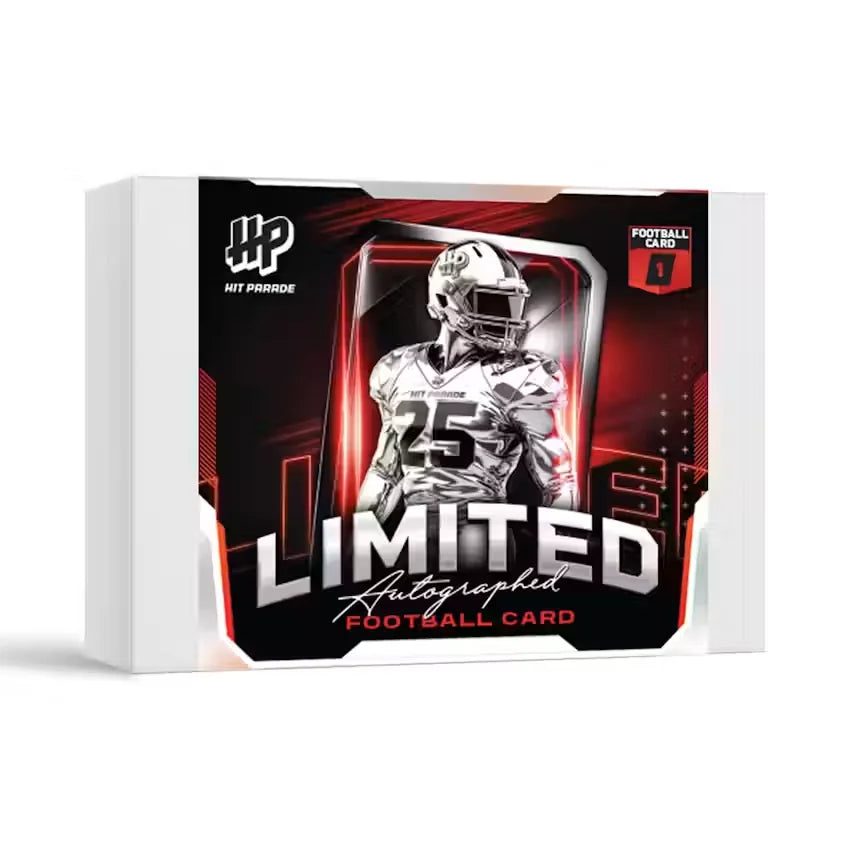 2026 Hit Parade Football Autographed Card Limited Series 2 Hobby Box (Ships Sealed Only)