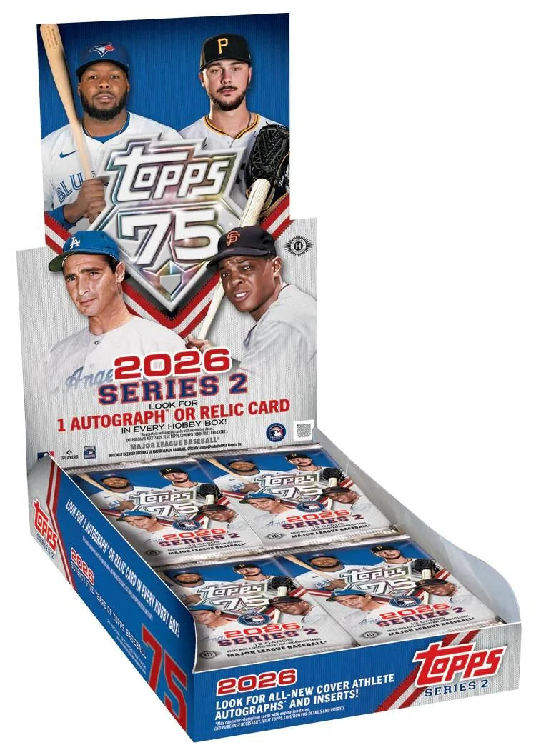 2026 Topps Series 2 Baseball Hobby 12 Box Case Presell Releases Jun 10th 2026 (Ships Sealed Only)