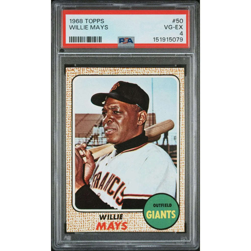 1968 Topps Willie Mays #50 PSA 4 - D1