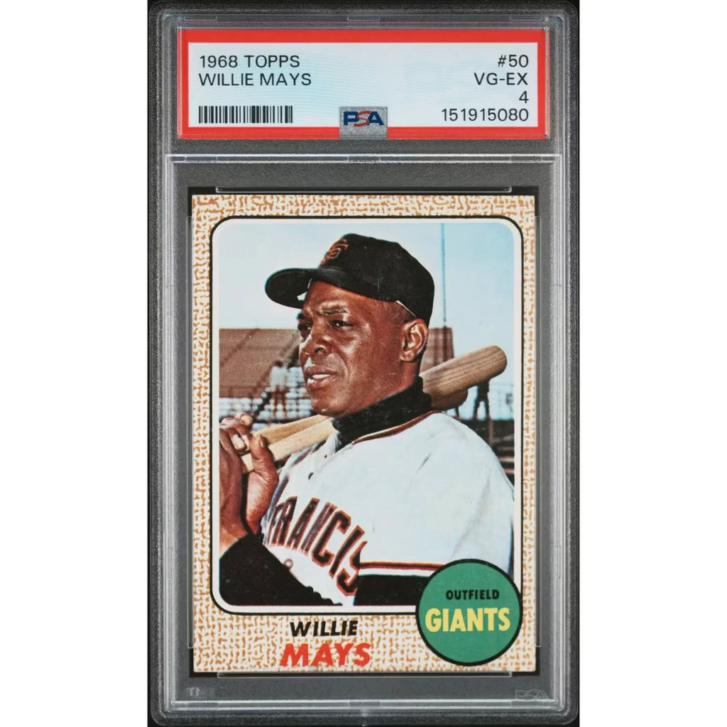 1968 Topps Willie Mays #50 PSA 4 - D2