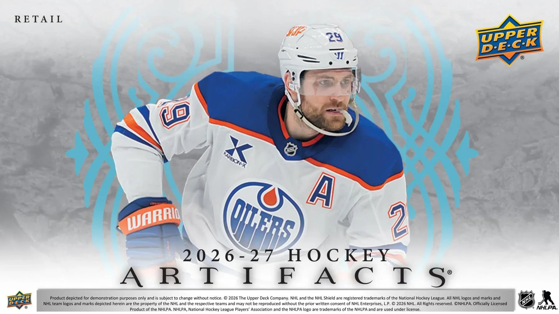Upper Deck 2026-27 Artifacts Hockey Blaster 20 Box Case Presell Releases Sep 23rd 2026 (Ships Sealed Only)