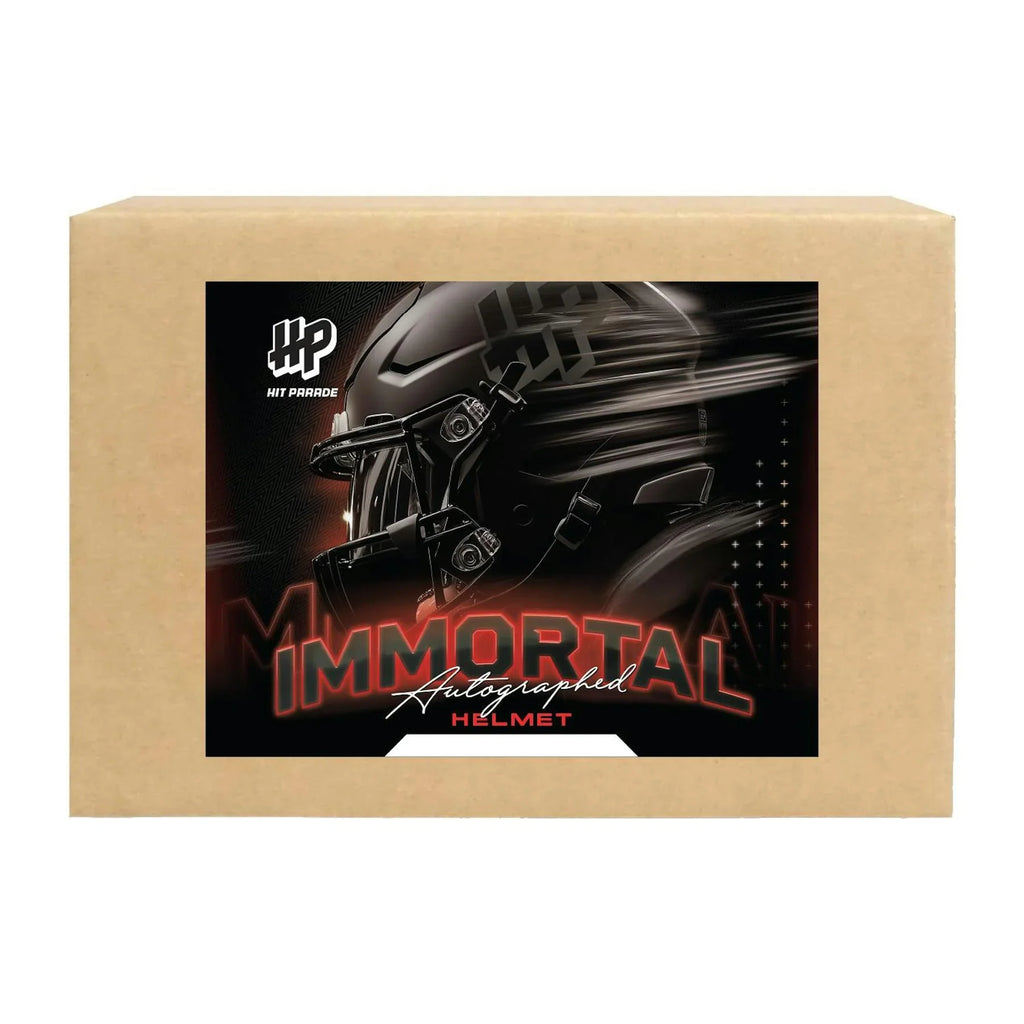 2026 Hit Parade Autographed Football Helmet Immortal Series 1 Hobby 4 Box Case (Ships Sealed Only)