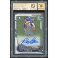 2016 Bowman Chrome Draft Autographs #CDAPA Pete Alonso BGS 9.5 Auto 10 *9624 - D1