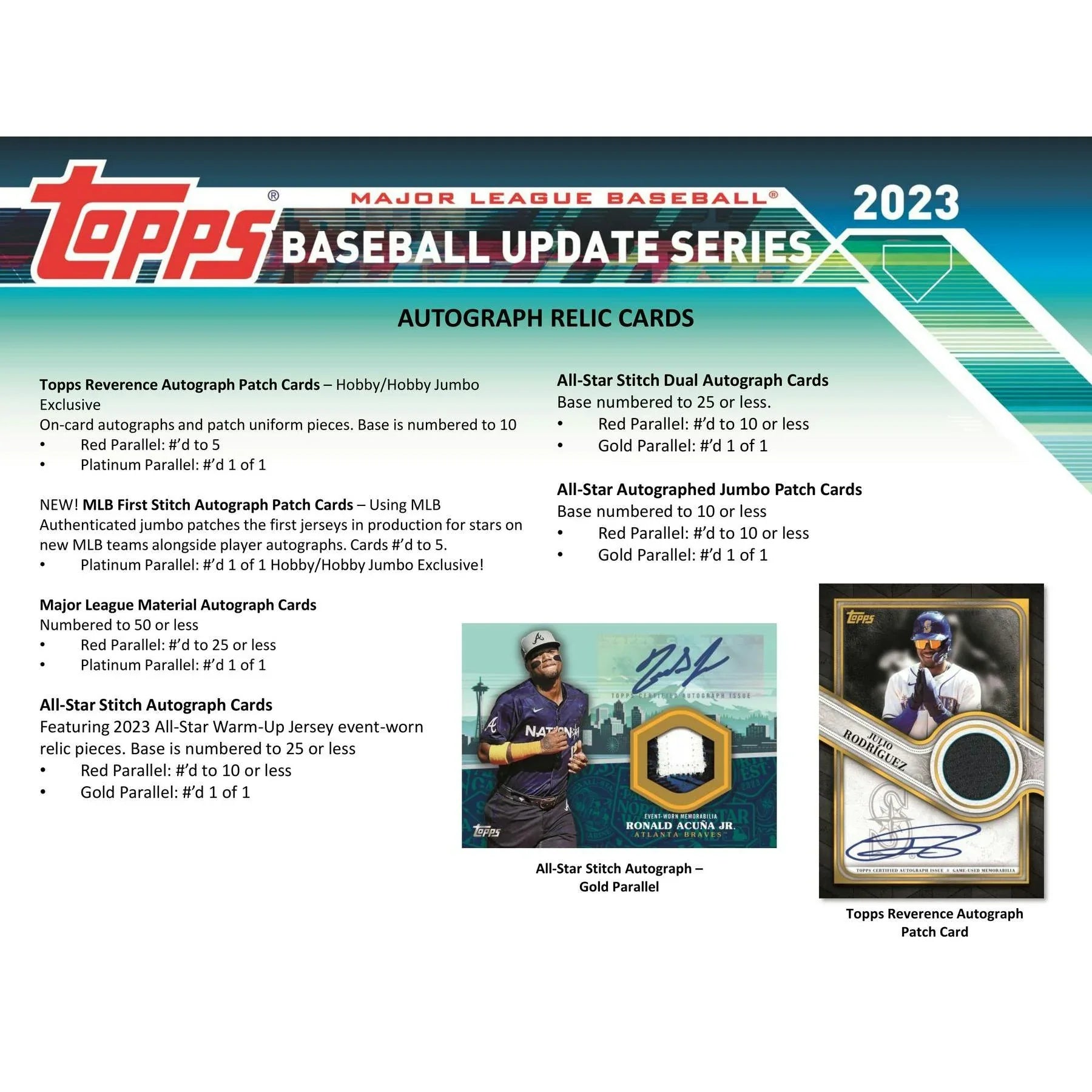 2023 Topps Update Series Baseball Hobby Jumbo Box (Ships Sealed Only)