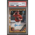 Gunnar Henderson 2019 Bowman Draft Gold Wave Refractor Auto | PSA 10