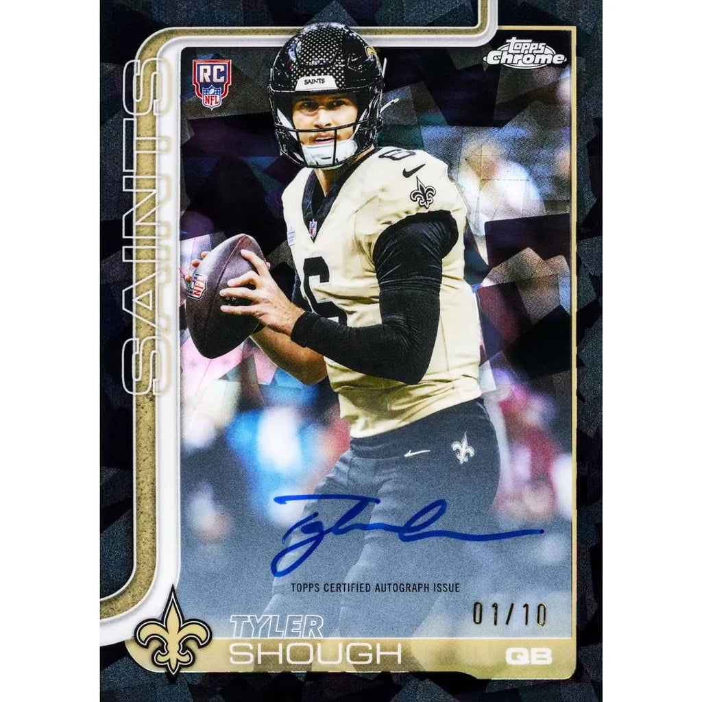 2025 Topps Chrome Football Sapphire Edition 10 Box Case (Ships Sealed Only) - D
