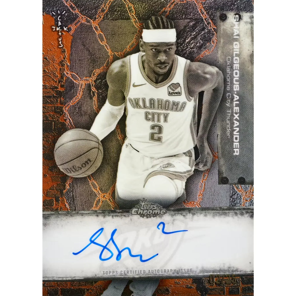 2025 26 Topps Chrome Cactus Jack Basketball Hobby Box Presell (Ships Sealed Only)