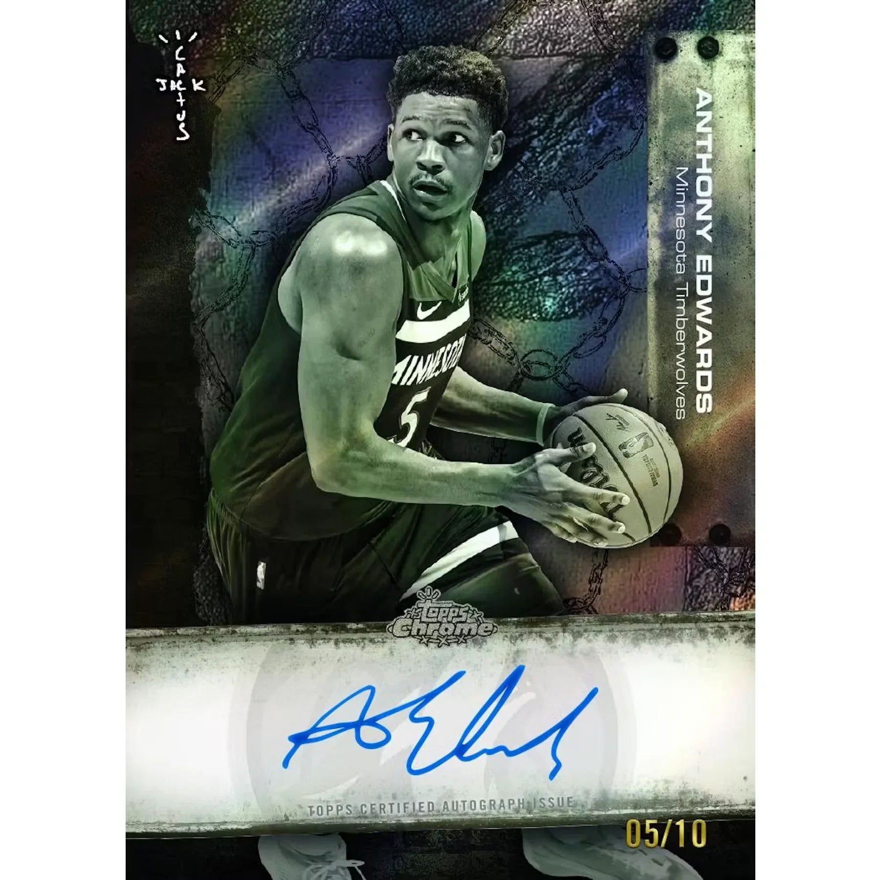 2025 26 Topps Chrome Cactus Jack Basketball Hobby Box Presell (Ships Sealed Only)