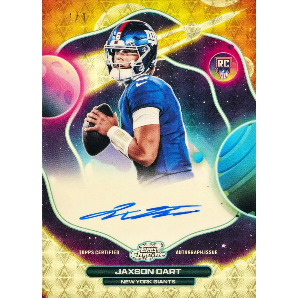 2025 Topps Cosmic Chrome Football Hobby 8 Box Case Presell Releases Jun 19th 2026 (Ships Sealed Only)