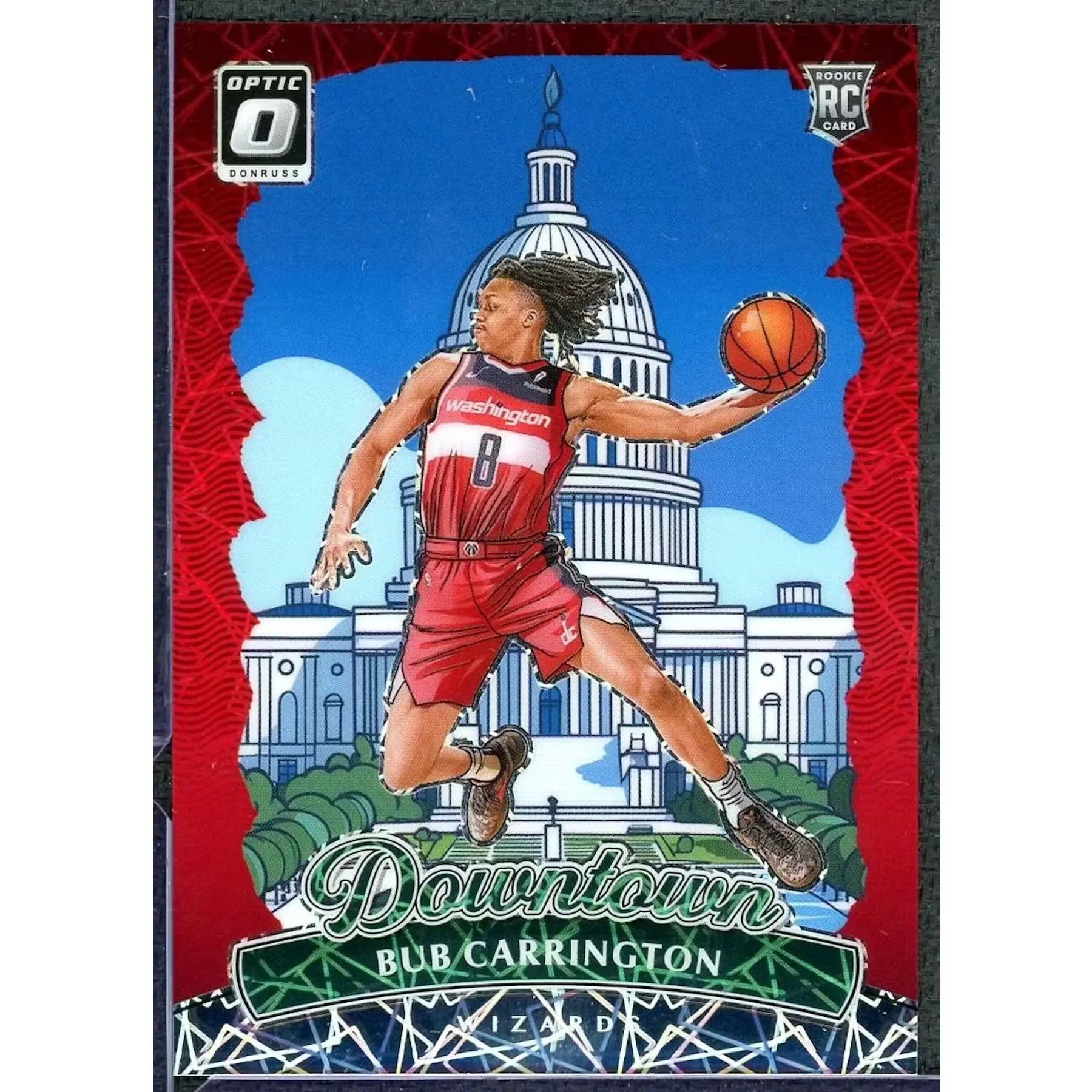 Bub Carrington 2024-25 Panini Donruss Optic Rookie Card | Downtown #27