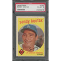 Sandy Koufax 1959 Topps Baseball Card #163 | PSA 6 EX-MT