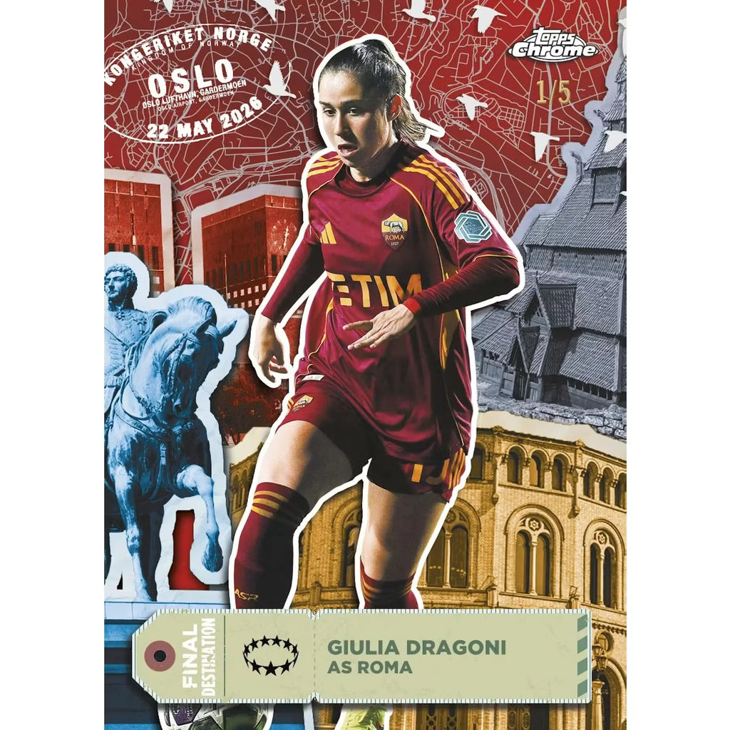 2025 26 Topps Chrome Women s UEFA Champions League Hobby Box Presell (Ships Sealed Only)