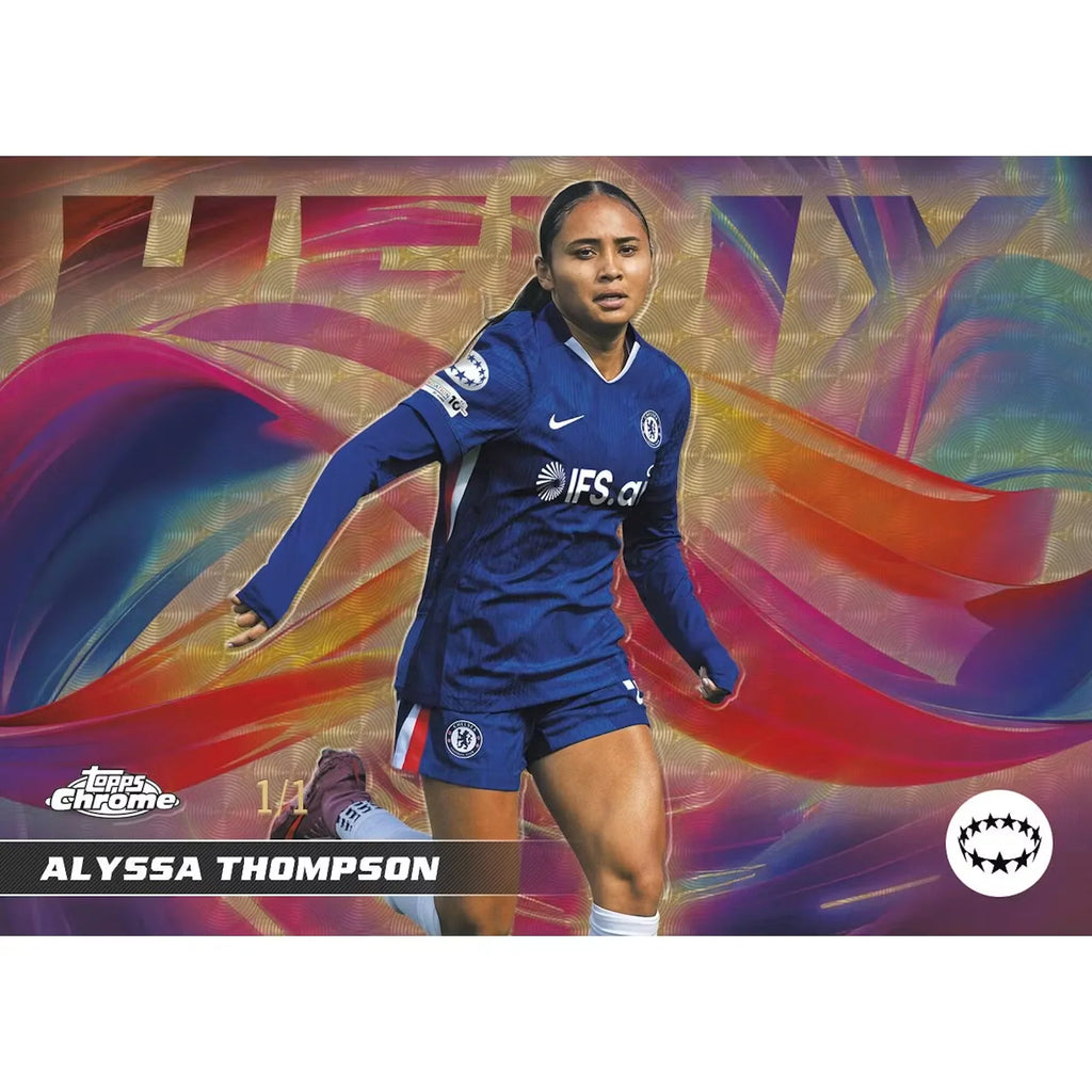 2025 26 Topps Chrome Women s UEFA Champions League Hobby Box Presell (Ships Sealed Only)