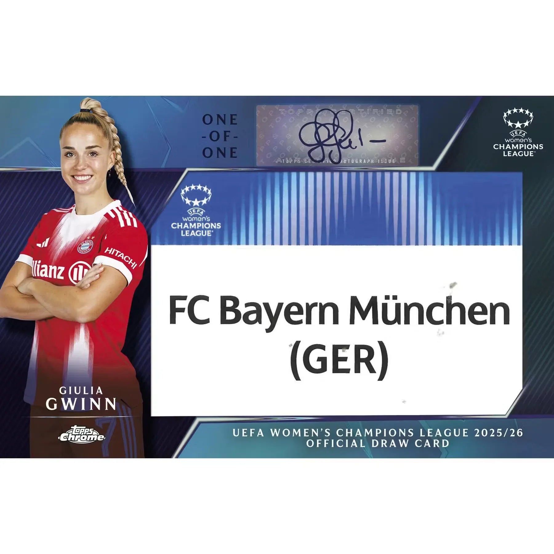 2025 26 Topps Chrome Women s UEFA Champions League Hobby Box Presell (Ships Sealed Only)
