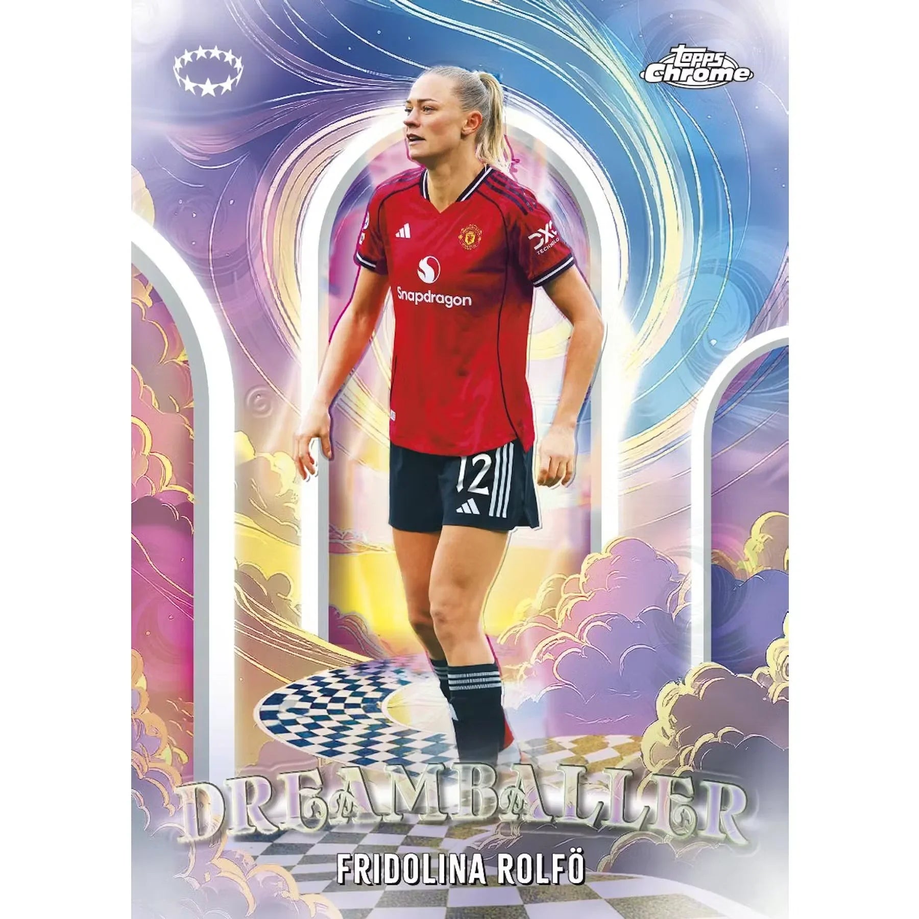 2025 26 Topps Chrome Women s UEFA Champions League Soccer Hobby 12 Box Case Presell (Ships Sealed Only)