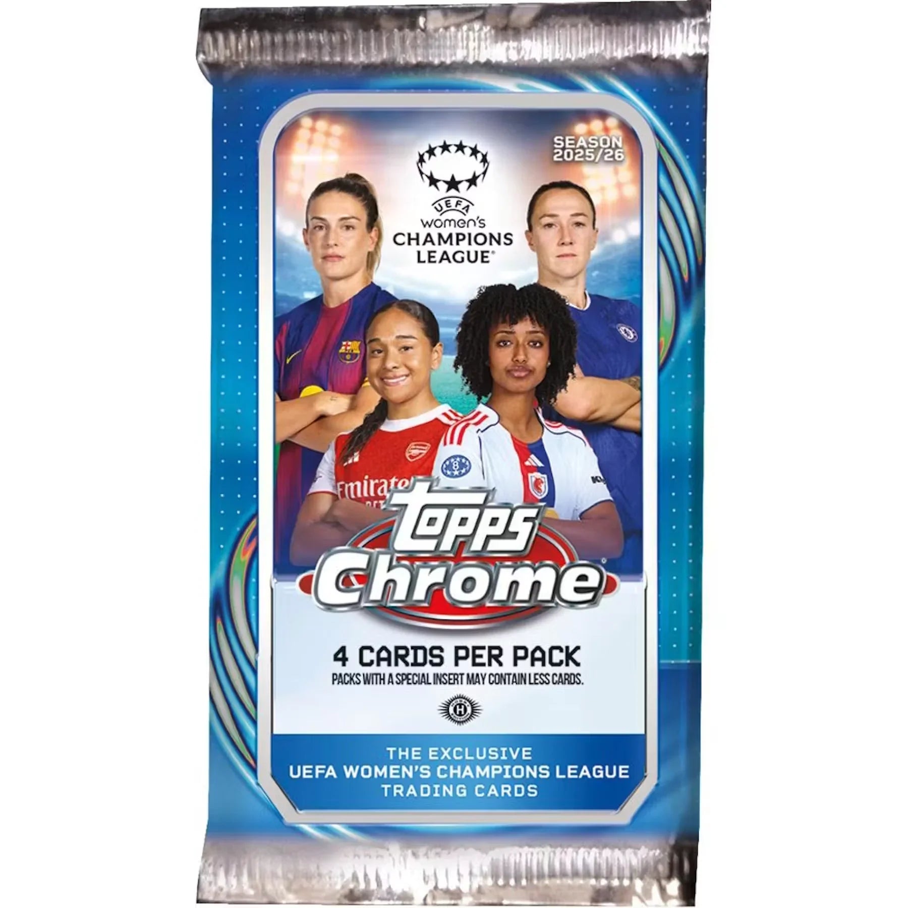 2025 26 Topps Chrome Women s UEFA Champions League Soccer Hobby 12 Box Case Presell (Ships Sealed Only)